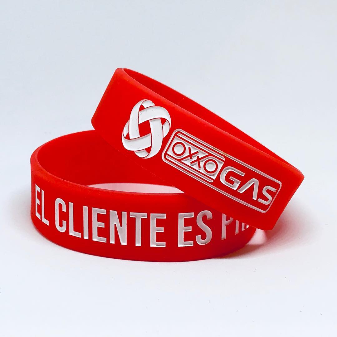 Pulseras con tinta rellena